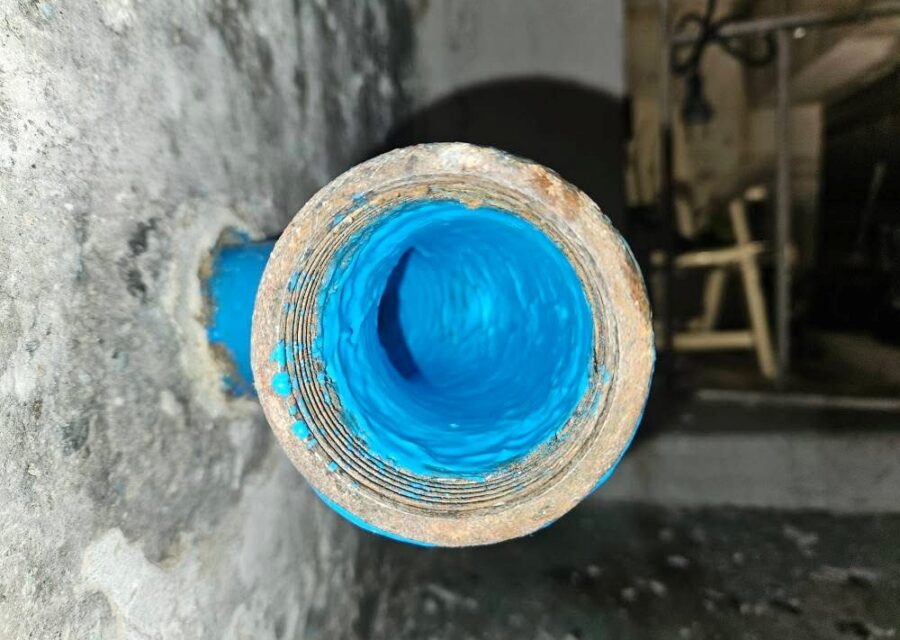 Condotta risanata con rivestimento interno